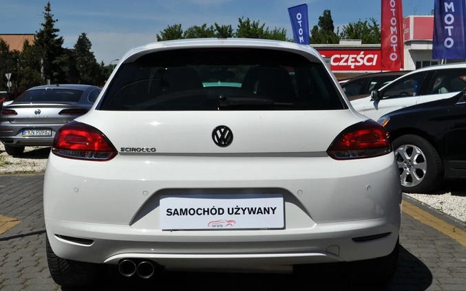 Volkswagen Scirocco cena 34500 przebieg: 185900, rok produkcji 2010 z Dębno małe 277